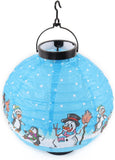 Paper Lanterns With LED Lights, 8 Pack