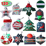 Foil Christmas Gift Tags With Strings
