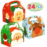 3d Christmas House Cardboard Treat Boxes