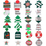 Foil Christmas Gift Tags With Strings