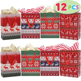 Christmas Pattern Gift Bags