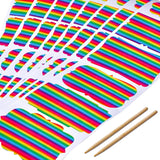120 Pcs Multicolor Scratch Off Elegant Sticker Labels