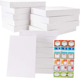 White Shirt Box with Gift Tag - XL, 18 Pack