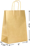 100 Piece Christmas Kraft Paper Gift Bags