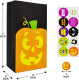 Halloween Facial Expression Goody Bags, 60 pcs