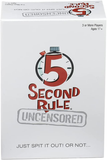 PlayMonster 5 Second Rule Uncensored -- Just Spit it Out... Or Not -- Quick Thinking Party Game -- Adult Humor -- Ages 17+