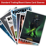 500 Counts Card Sleeves Toploaders for Trading Card, Soft Clear Baseball Card Sleeves Fit for Stardard Cards, Football Card, Sports Cards, MTG, Yugioh