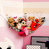 Large Stuffed Animal Toy Hammock - NO Drilling, Adhesive Hooks - Nursery Hanging Organizer, Storage Net Holder for Toys, Dolls & More - by Jool Baby