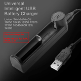 1-4 Slot Universal Intelligent USB Battery Charger for Li-ion  for Rechargeable Batteries
