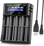 1-4 Slot Universal Intelligent USB Battery Charger for Li-ion  for Rechargeable Batteries