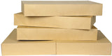 12 Pcs Kraft Brown Cardboard Boxes Set