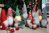 12" LED Christmas Gnome Ornaments , 3 Pcs