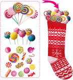 Knit Christmas Stockings, 6 Pack