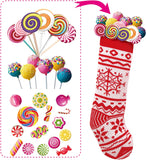 Knit Christmas Stockings, 4 Pcs