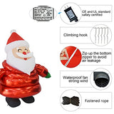 COMIN Christmas Inflatable 4.7FT Santa Claus
