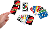 UNO Family Card Game, with 112 Cards in a Sturdy Storage Tin, Travel-Friendly, Makes a Great Gift for 7 Year Olds and Up [ ]